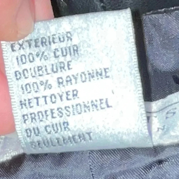 Talbots Collection Genuine Leather High Waisted button and Zip Front Pants - Picture 10 of 10